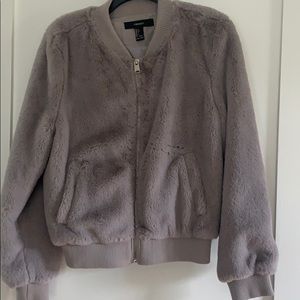 3/$18 Fuzzy style Bomber jacket